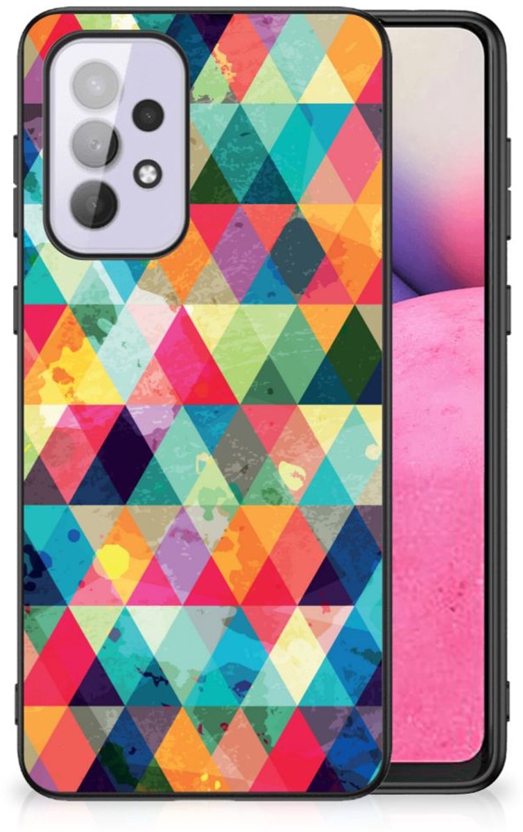 Back Cover voor Samsung Galaxy A33 5G Back Case Geruit