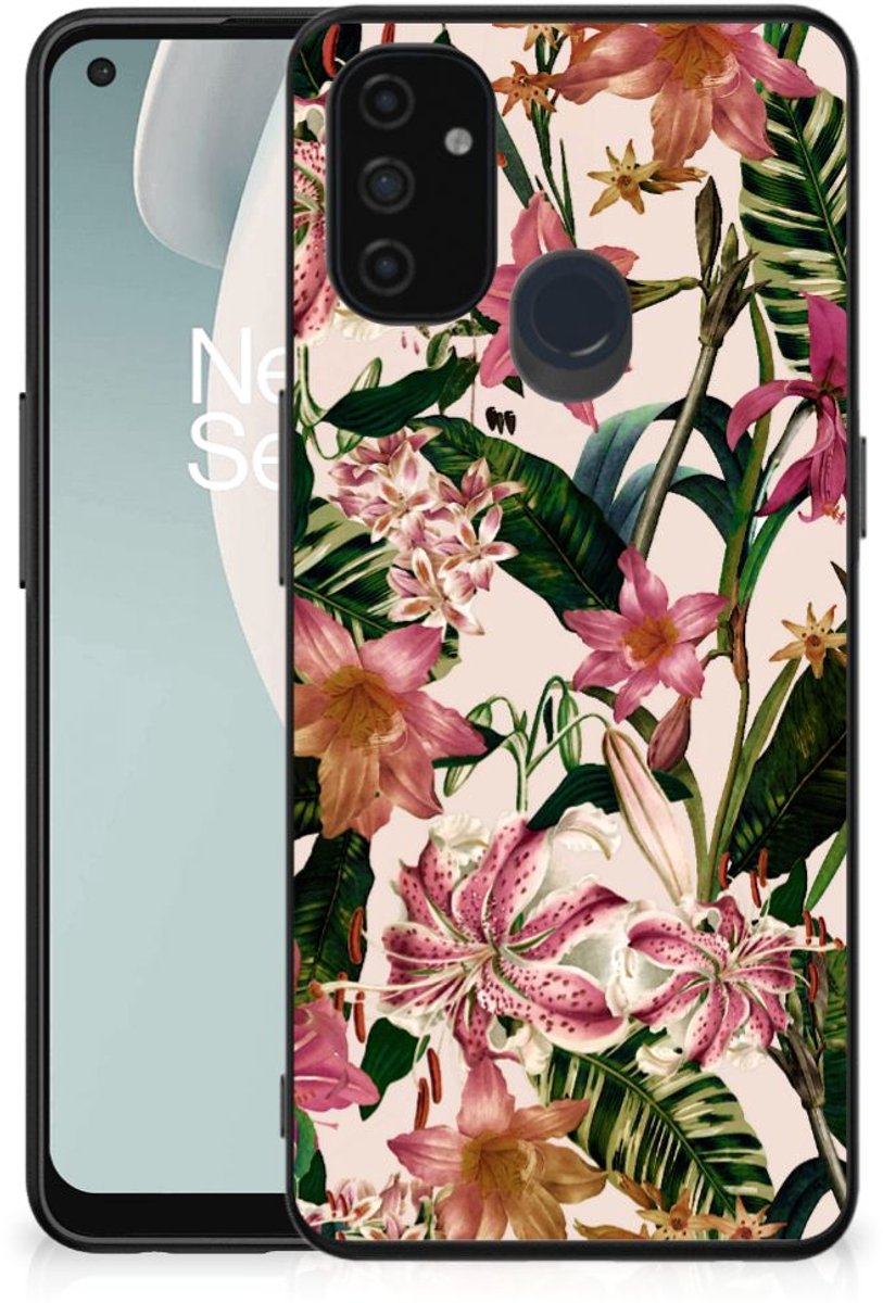 OnePlus Nord N100 Bloemen Hoesje Flowers