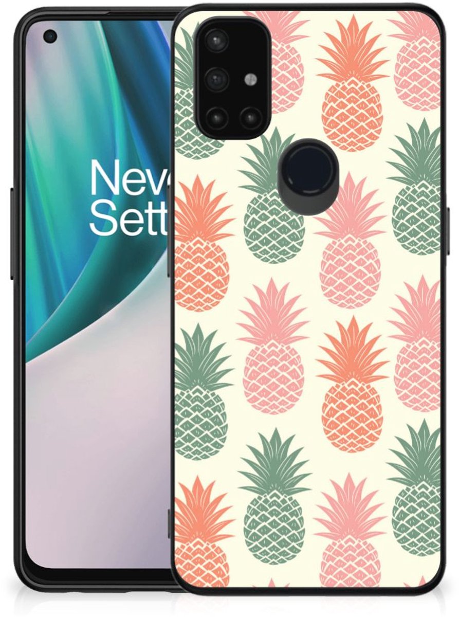 OnePlus Nord N10 5G Back Cover Hoesje Ananas