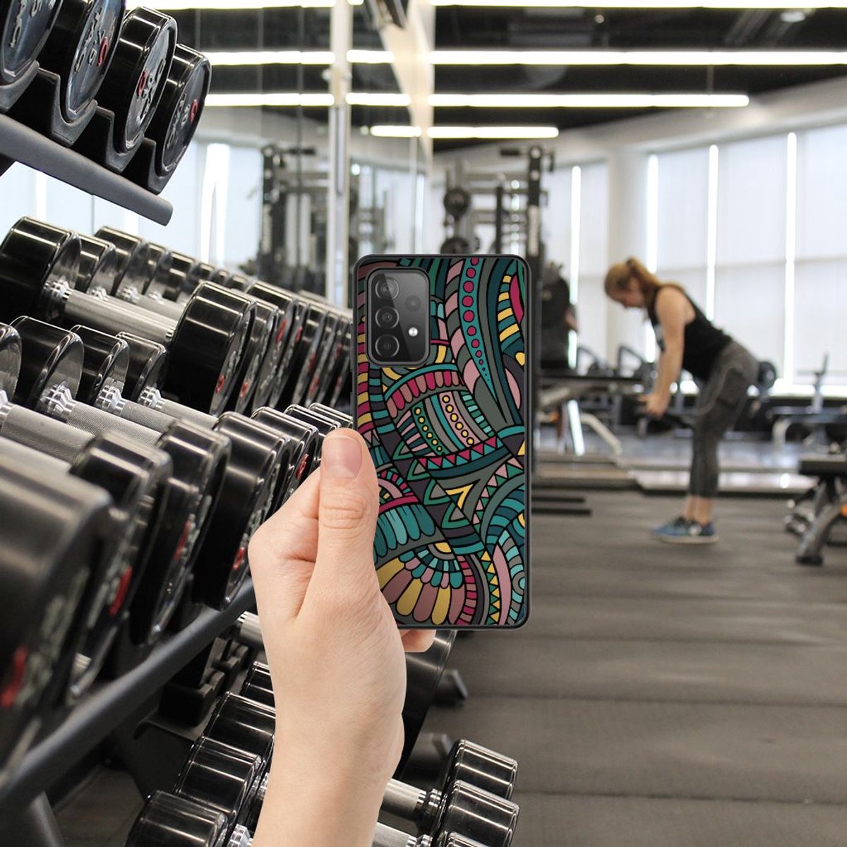 Samsung Galaxy A72 (5G/4G) Back Case Aztec