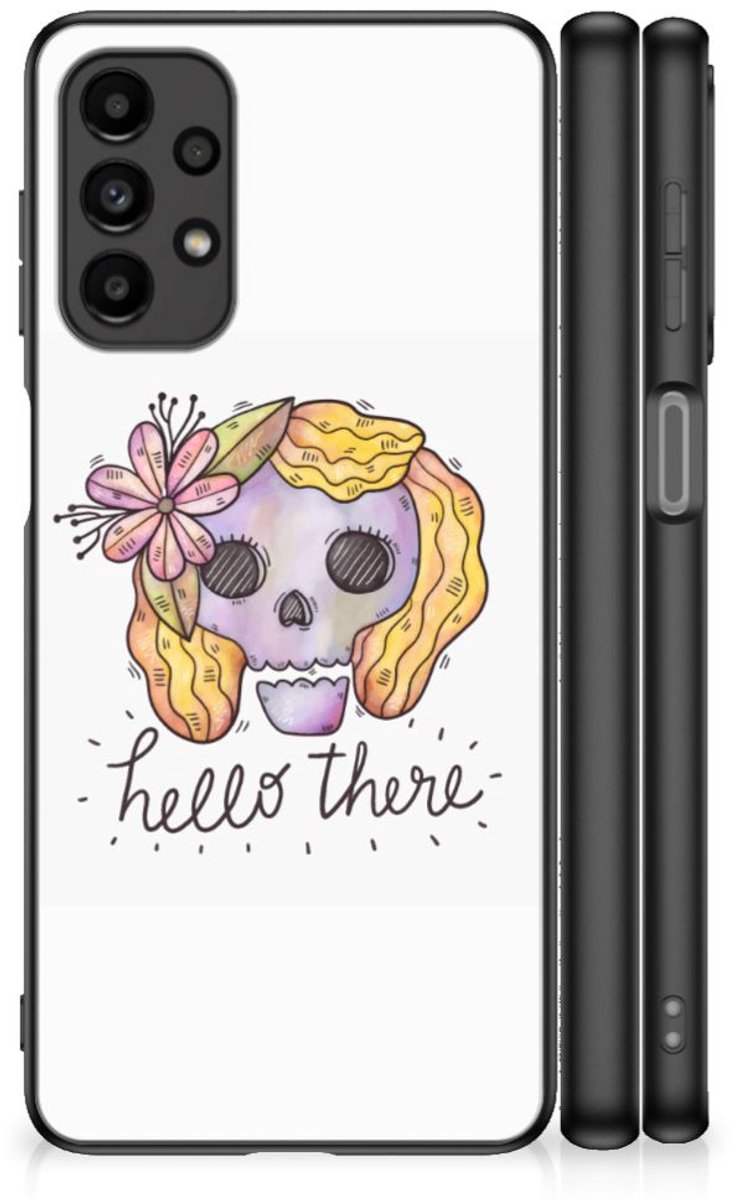 Back Cover voor Telefoonhoesje Samsung Galaxy A13 4G Boho Skull