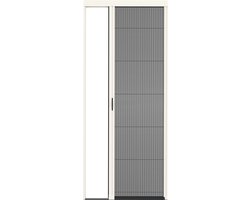 Livn plissehor deur Excellent 96x248cm wit - Volledig voorgemonteerde cassette - Barrière-vrije doorloop - Montage in het kozijn
