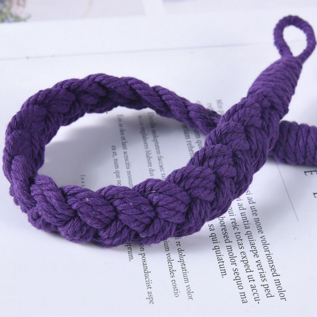 2-pack gordijnbanden - 60cm gordijnkoordgesp - handgeweven gordijnbanden - gedraaide gordijnbanden - met haken - geschikt voor thuis, kantoor, woonkamer, slaapkamer