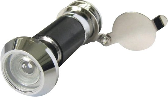 Virone Deur Kijkgaatje Camera LCD 3.5 Groothoeklens Batterij Aangedreven Zilver