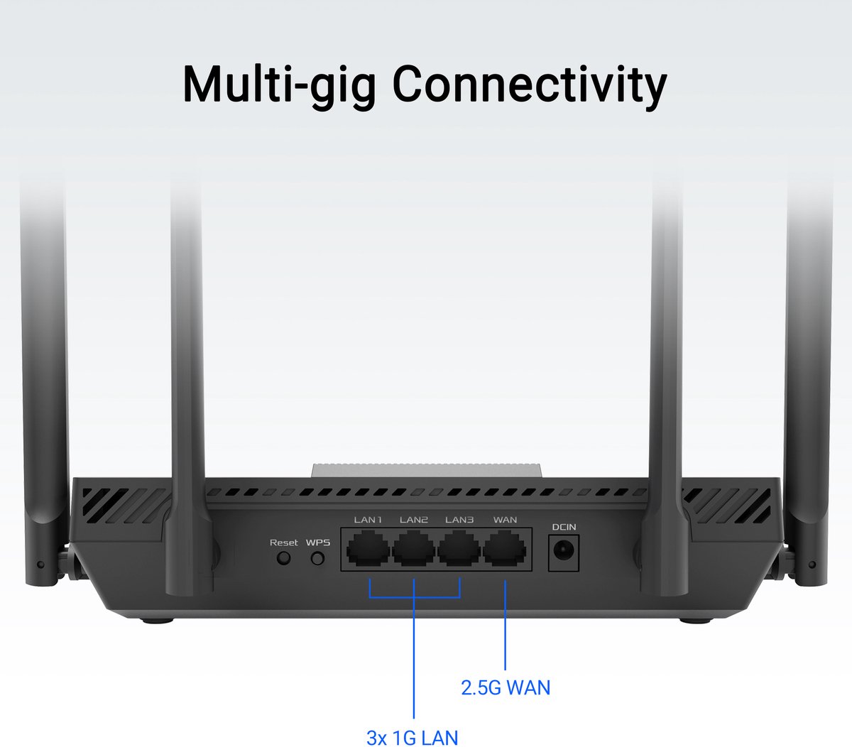 ASUS RT-BE50 - Draadloze Router - WiFi Versterker - 3600 Mbps - WiFi 7 - 2.5 Gbps – foto 5