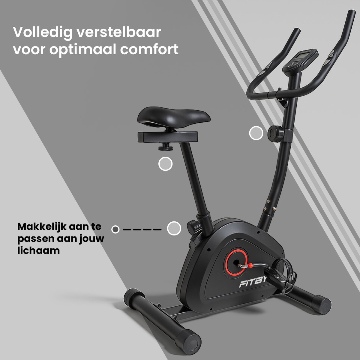 Fitby Hometrainer met 8 Weerstandsniveaus - afbeelding 3