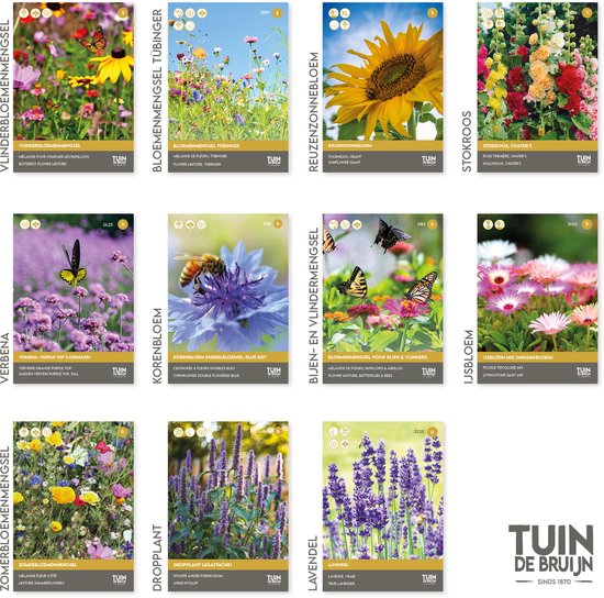 Tuin de Bruijn® zaden - Kennismakingspakket - 11 soorten - Voordeelverpakking