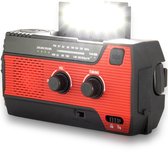 Bol.com Noodradio op Batterijen - Noodpakket - Draagbare Opwindbare Survival Radio - Powerbank en Zonne-energie - Bouwradio - Za... aanbieding