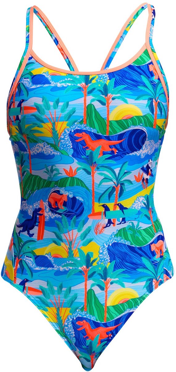 Duuude Diamond back one piece – Dames | Funkita | Maat 10 Duuude Diamond back one piece – Dames | Funkita | Maat 10