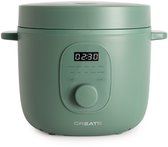 Bol.com CREATE - Multifunctionele elektrische rijstkoker met stoommandje - RICE COOKER STUDIO 3L aanbieding