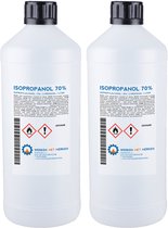 Isopropanol 70% - 2 x 1 Liter - IPA - Isopropyl alcohol