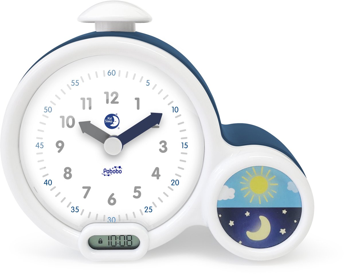 Bol.com Kidsleep Kidklok Slaaptrainer - 2-in-1 - Blauw aanbieding