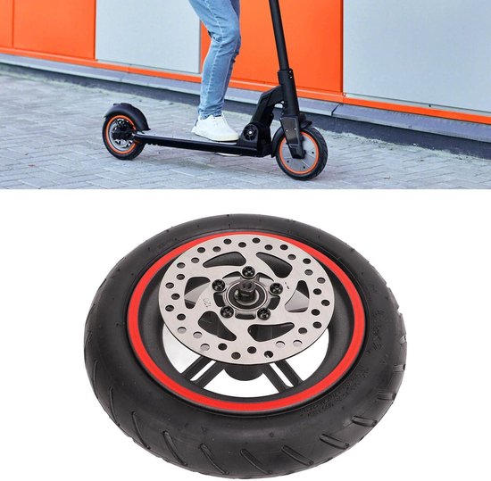 Elektrische Scooter Achterwiel met Remschijf - Geschikt voor Elektrische Steps - Achterwiel van 120mm - Vervangend Wiel voor PRO en PRO2 Modellen - Duurzaam en Betrouwbaar - Eenvoudige Installatie - Elektrische - €144,95