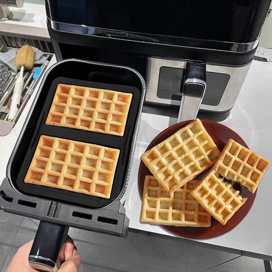 2 stuks Belgische siliconen wafelvormen wafelijzer accessoires