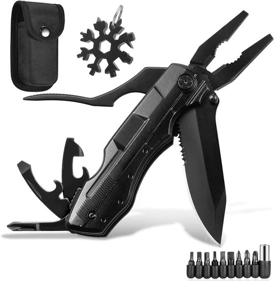 Gepersonaliseerde Multitool met 17 Functies - Graveren met Naam of Logo Gepersonaliseerde Multitool met 17 Functies - Graveren met Naam of Logo