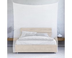 Rondreis klamboe: rechthoekig netgordijn tweepersoonsbed muggennet 220 x 200 x 200 cm