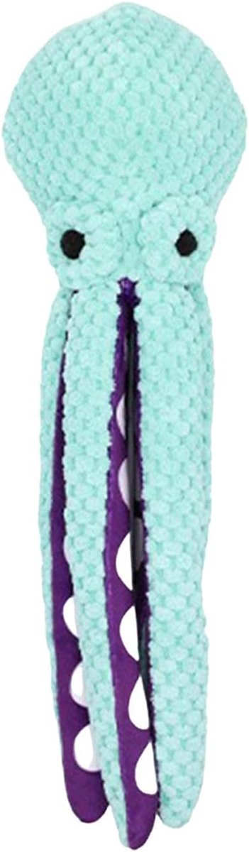 VEDIC® – Grote Octopus Honden Knuffel Groen – Hondenspeelgoed – Piepspeelgoed