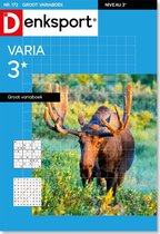 Denksport Puzzelboek Varia 3* groot variaboek, editie 172