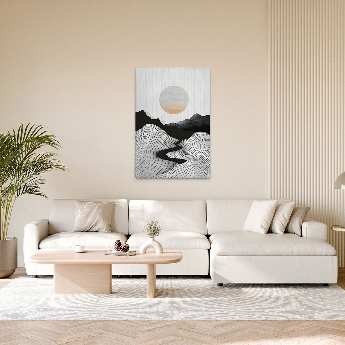 Canvas Grey Sun | DD132905