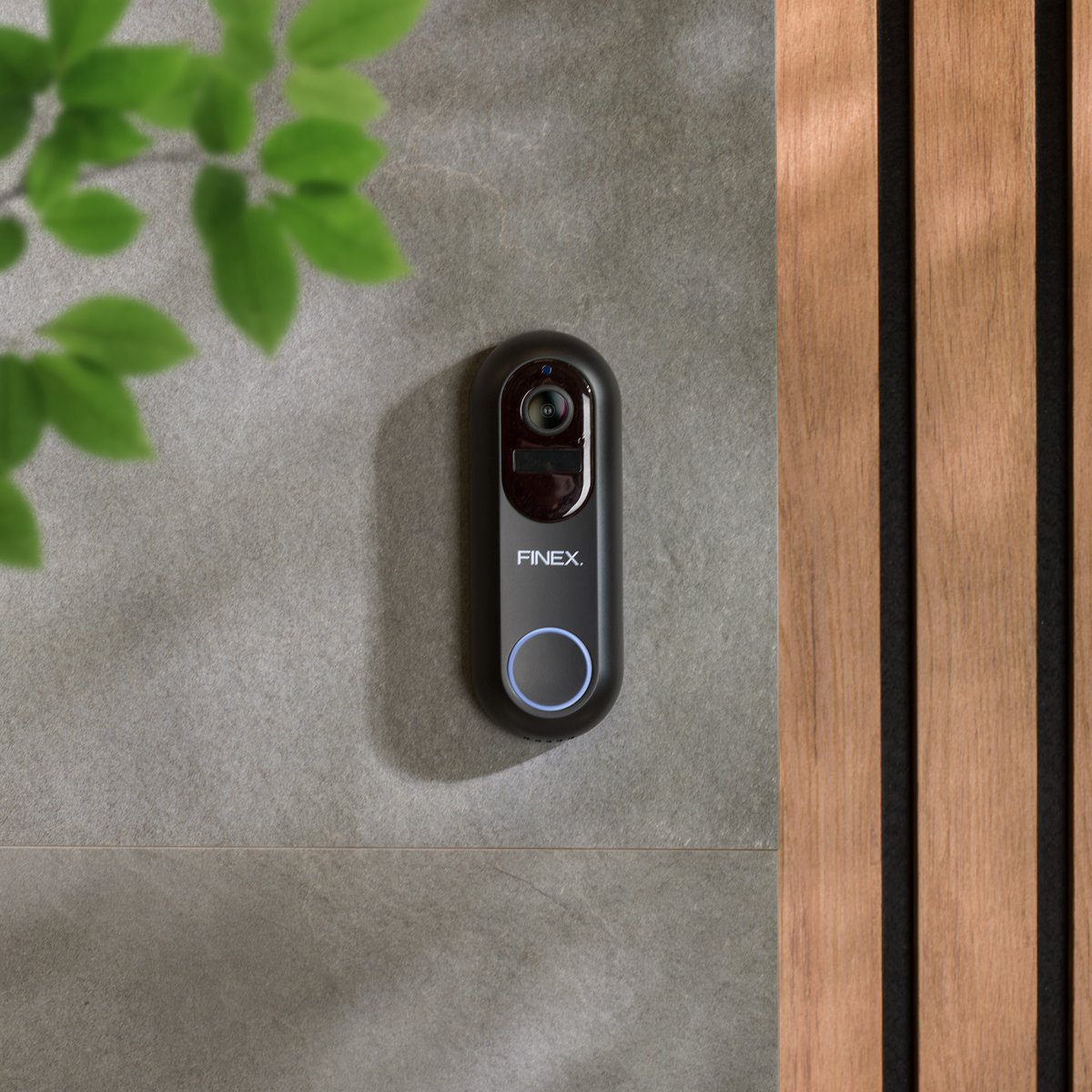Afbeelding 3 van Finex™ Video Deurbel V2 - Inclusief Binnenbel - Vast stroom of Batterijen - WiFi - Dag en Nachtmodus - Zonder abonnement - T Ring - Video deurbel met Camera - Werkt als Eufy en Ring