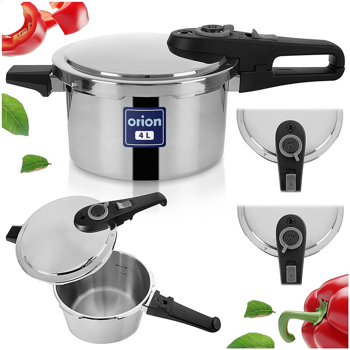 Monix M911001 Presto olla de presión, 4 l