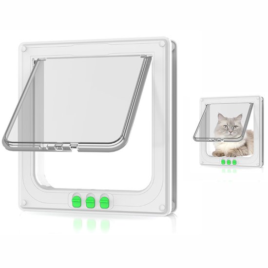 Hondenluik Hondenluik Voor Hordeur 28 X 25cm Hondenluik Hordeur vliegenraam-met-kattenluik-vliegenraamshop-be
