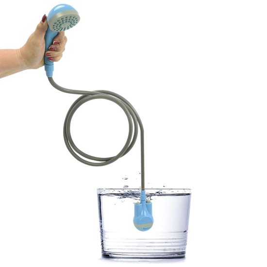 Bol Com Proplus Oplaadbare Mobiele Douche Blauw Grijs
