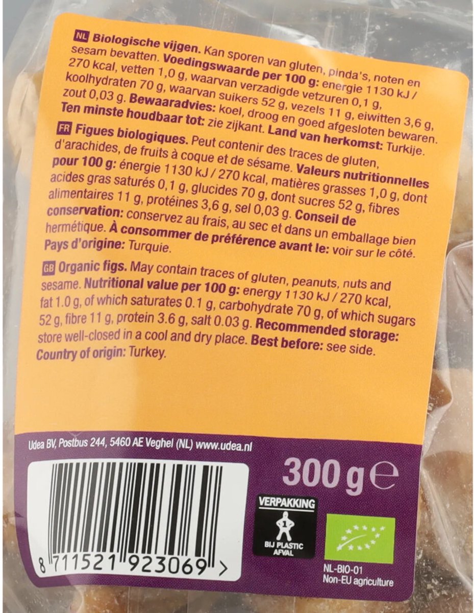 Goedkoopste Your Organic Nature Vijgen Gedroogd 300 gr