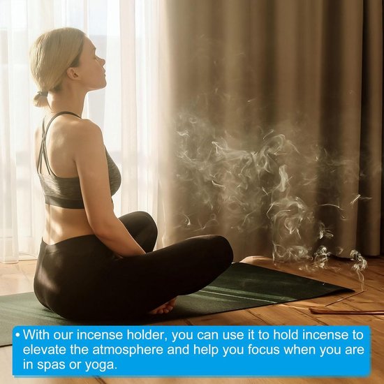 PATIKIL 1.8 Dia.Wierook Brander Pad, 10 Pack Coil Wierook Houder Aluminium Zwarte Ash Catcher Brandwerende Wierook Kegel Mat voor Yoga Spa Kamer Home Office