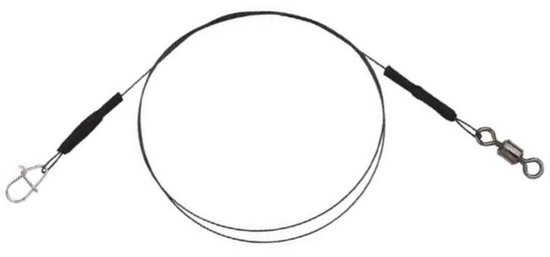 Filex Titanium Leader - 12kg - 25cm - 2 stuks - Roofvis Stalen Onderlijnen - Kunstaas Onderlijn voor Vissen van Filex — afbeelding 2
