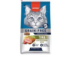 Wanpy - Kattenvoer - Droogvoer - Tonijn - Gezond gewicht - 8 kg - Graanvrij
