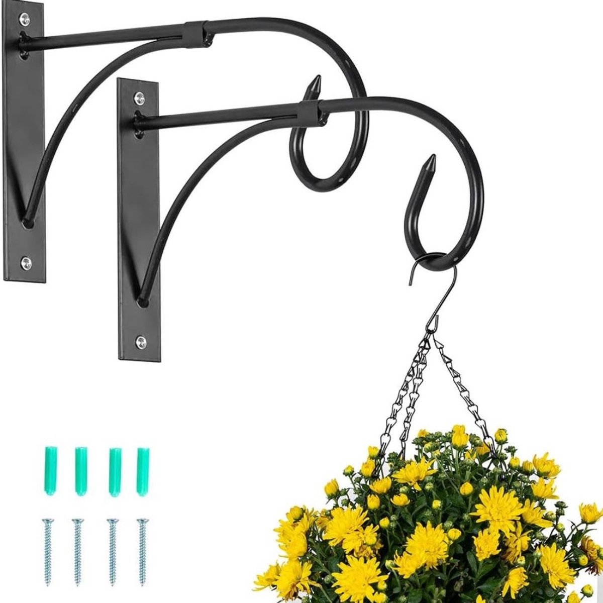 Plantenhaak Hanging Basket - Muurhaak voor Planten - Wandhaak