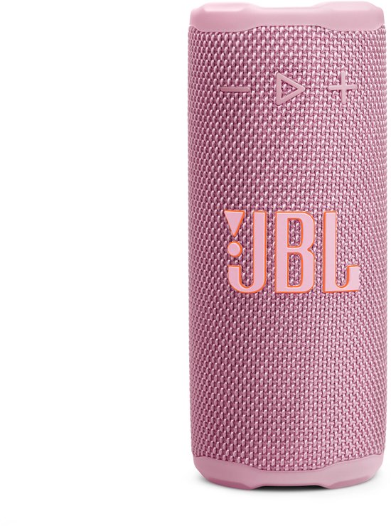 Draagbare Bluetooth speaker JBL Grip roze, waterdicht IP68, 14 uur batterij, draadloos, bass boost, licht