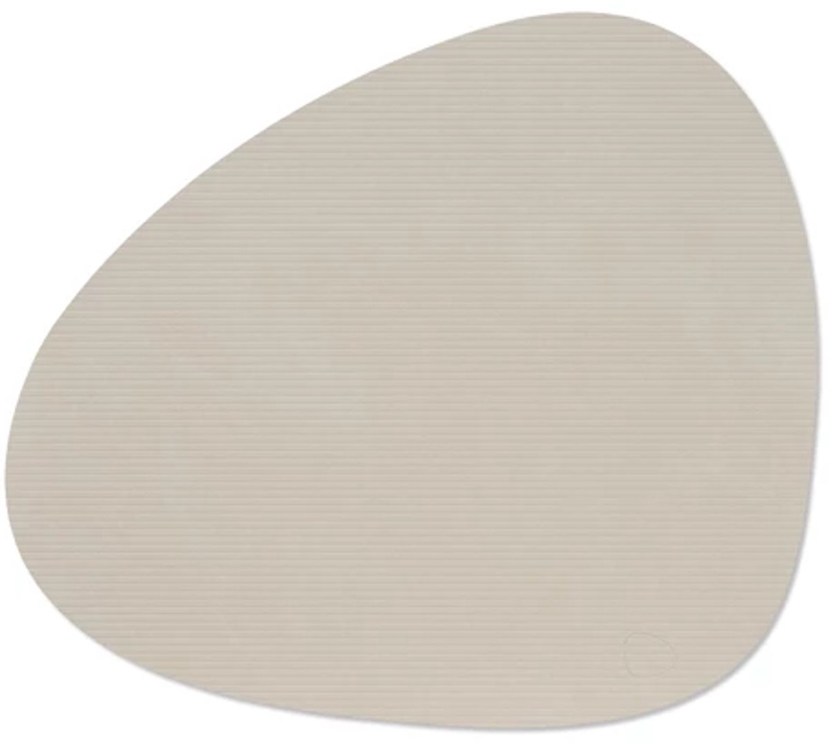 LIND DNA Corduroy placemat curve 37x44cm oyster white