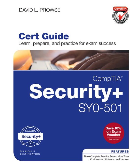 Certification Guide - CompTIA Security+ SY0-501 Cert Guide - cover