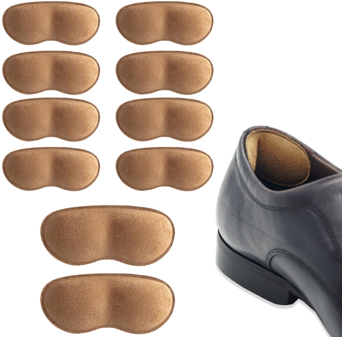 OUYLAF Hielzool - Hakbeschermers - Hielkussens - Hiel beschermers - Anti-slip - Comfortabel - Antislip Hielzooltjes - 5 paar (10 stuks)