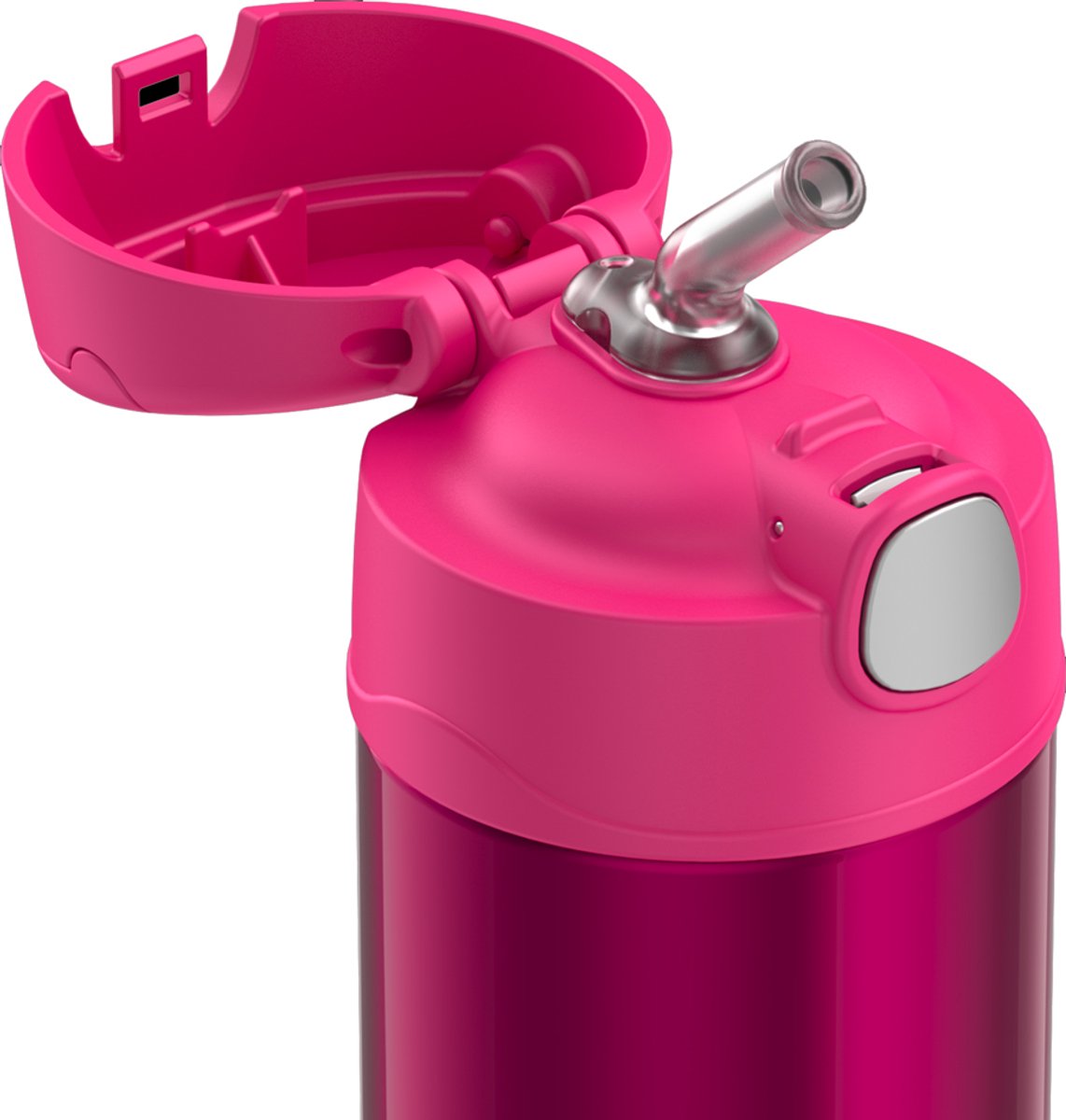 THERMOS Isoleer Drinkfles FUNTAINER met Rietje 0,35L Roze
