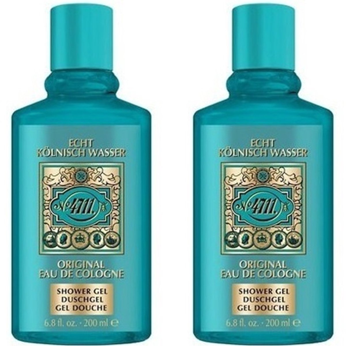 4711 Bad- & Douchegel - Voordeelverpakking - 2 x 200 ml
