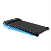 Draagbare loopband met 7% helling - Elektrische loopband - Wandelpad 1-8 km/u - 2.5HP - Met afstandsbediening en LCD-scherm - Zwart