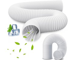 150mm afvoerbuis - PVC afvoerslang - slang airconditioning - ventilatieslang - airconditioningsslangverlenging - flexibele ventilatieslang - afvoerslang - airconditioner - draagbare airconditioningsslang - luchtcirculatie