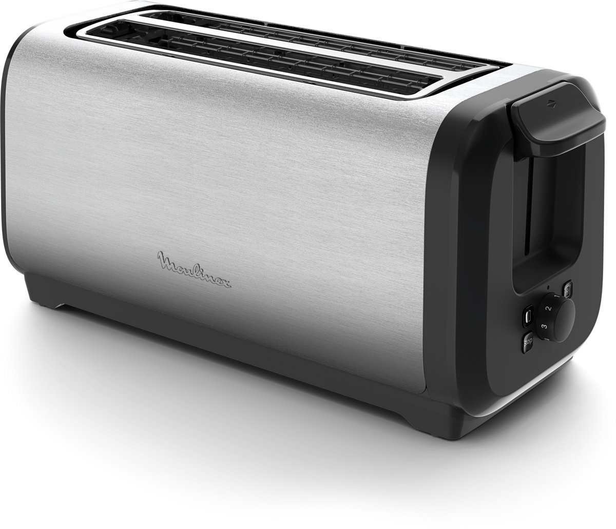 Moulinex Subito LS5S4DE0 – Broodrooster - 2 lange sleuven – 7 bruiningsstanden – Ontdooifunctie