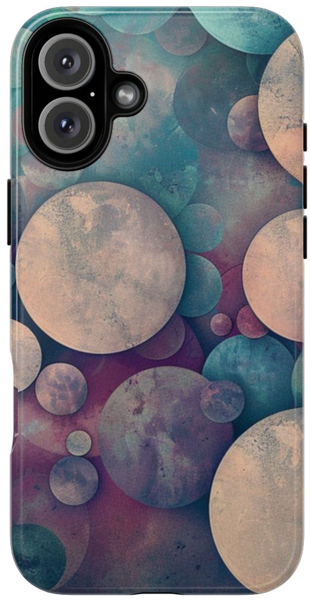 Dromerig Patroon van Veelkleurige Cirkels – Telefoonhoesje Geschikt voor iPhone 16 Plus