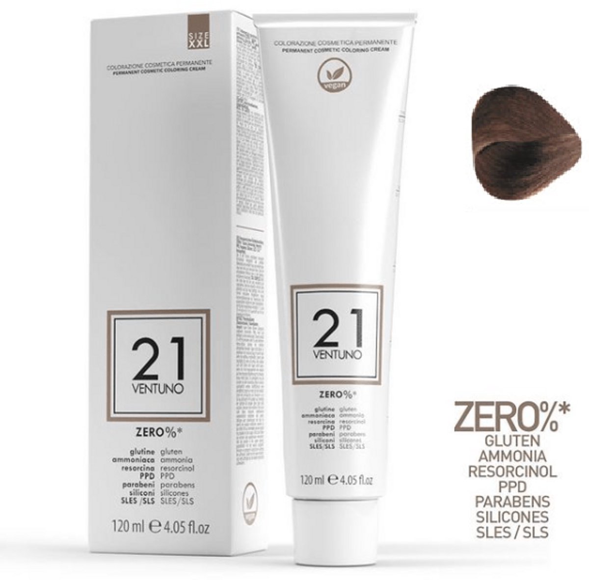 VENTUNO Tint 5.8 Light Brown Mocha.