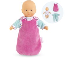 Corolle babypop Mini Calin Welterusten set - Vlinders - 20cm - zachte pop.