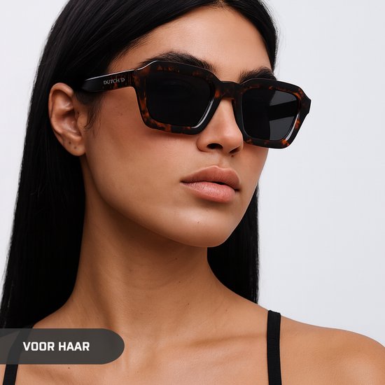 DUTCH'D® - Zonnebril - Gepolariseerd - Dames - Heren - Tortoise - Met Case - Festival - Auto - UV400 - CAD3 van Merkloos — afbeelding 4