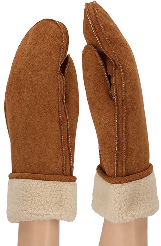 Morethansocks - Mitaines femme - Daim - Taille unique - Mitaines femmes adultes