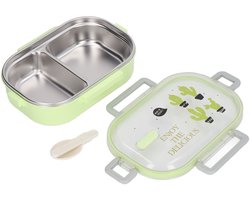 Roestvrijstalen Bentobox - Ideaal voor Kinderen en Kantoor - 1 stuk - Voedselveilig