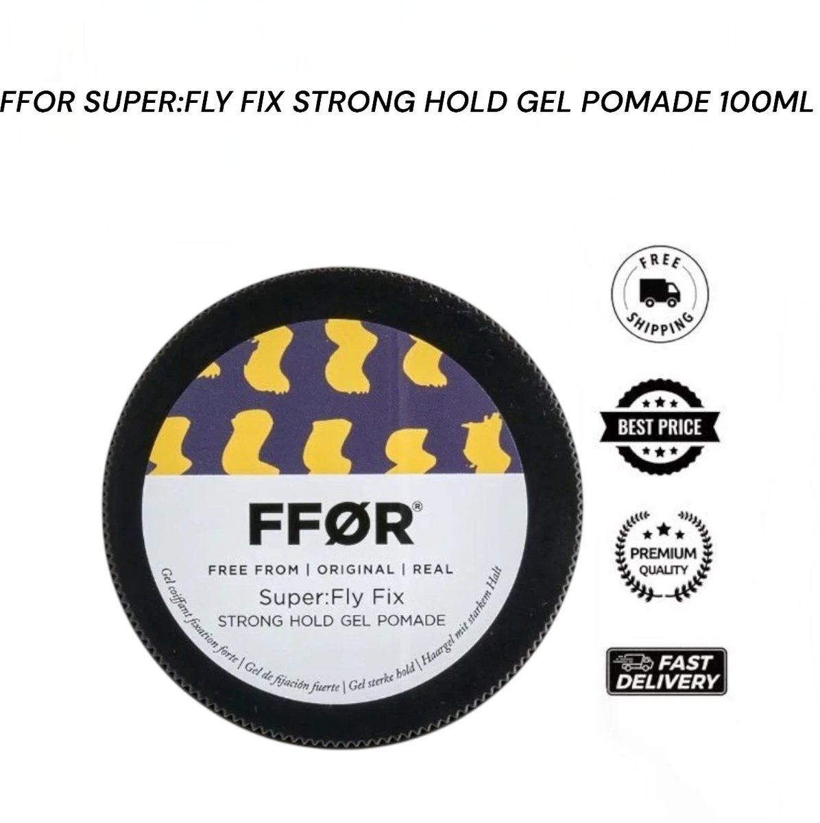 FFOR SUPER:Fly strong hold Gel Pomade starker Halt 100 ml