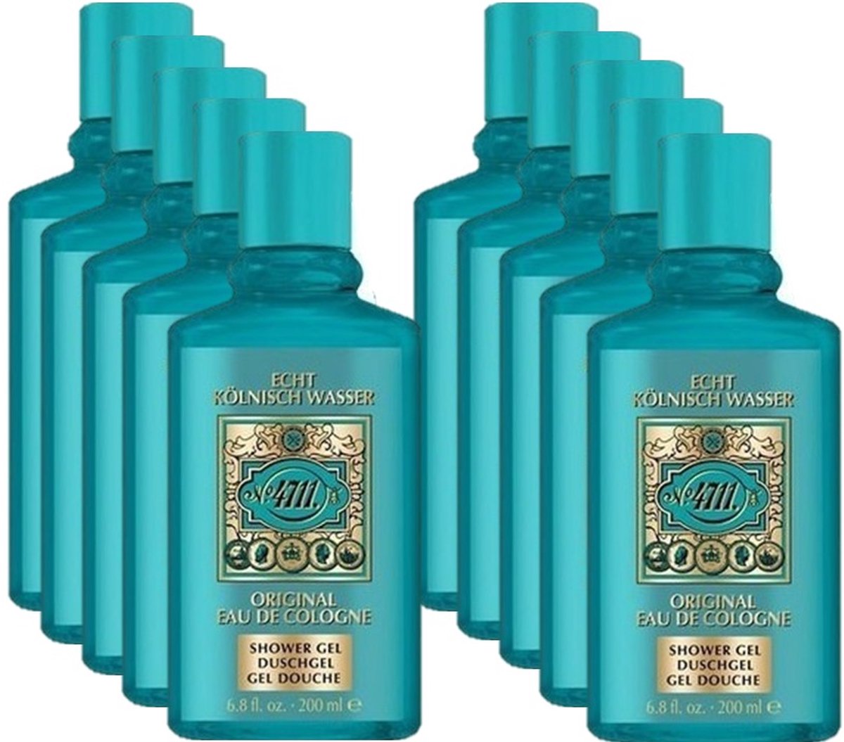 4711 Bad- & Douchegel - Voordeelverpakking - 10 x 200 ml