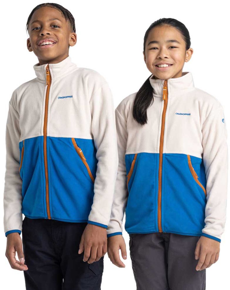 Craghoppers Valo Fleece Met Volledige Rits 3-4 Years Jongens Meisjes Blauw
